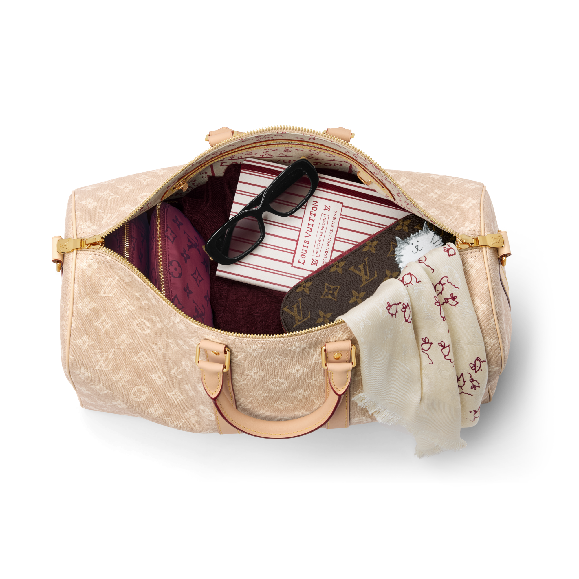 Keepall Bandoulière 45 其他 Monogram 帆布 in 女士