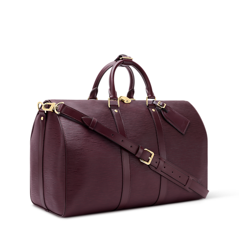 Keepall Bandoulière 45 Epi 皮革 in 行李箱、旅行用品及家居精品's 旅行袋及拉桿行李箱 旅行包 collections by Louis Vuitton (產品縮放)