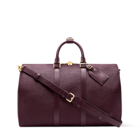 Keepall Bandoulière 45 Epi 皮革 in 行李箱、旅行用品及家居精品's 旅行袋及拉桿行李箱 旅行包 collections by Louis Vuitton (產品縮放)
