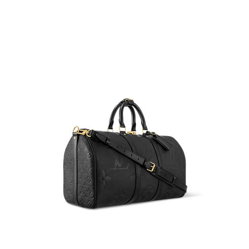 Keepall Bandoulière 45 Monogram Empreinte 皮革 in 男士's 旅遊用品 旅行包 collections by Louis Vuitton (產品縮放)