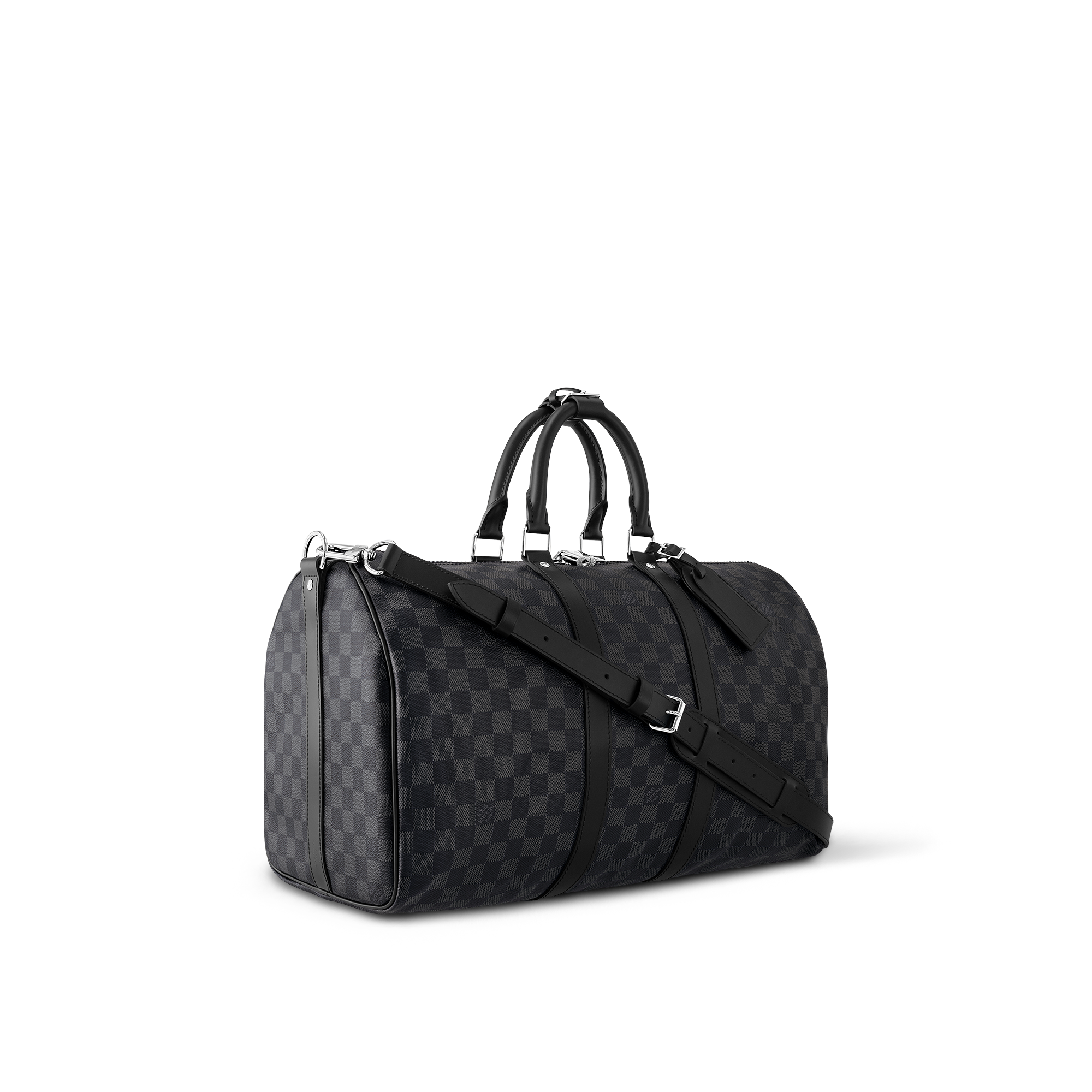 Keepall Bandoulière 45 Damier Graphite 帆布 in 男士