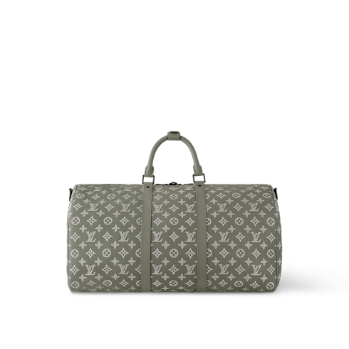 Keepall Bandoulière 50 Monogram Shadow 皮革 in 男士's Discontinued Product Obs 11 collections by Louis Vuitton (產品縮放)