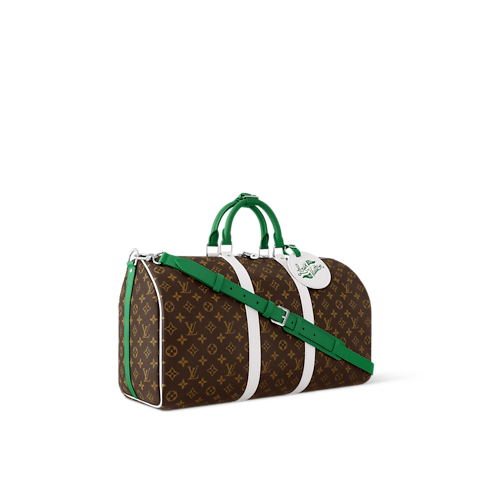 Keepall Bandoulière 50 Monogram Macassar 帆布 in 時尚包包及小型皮件's 男士時尚包包 LV Icons collections by Louis Vuitton (產品縮放)