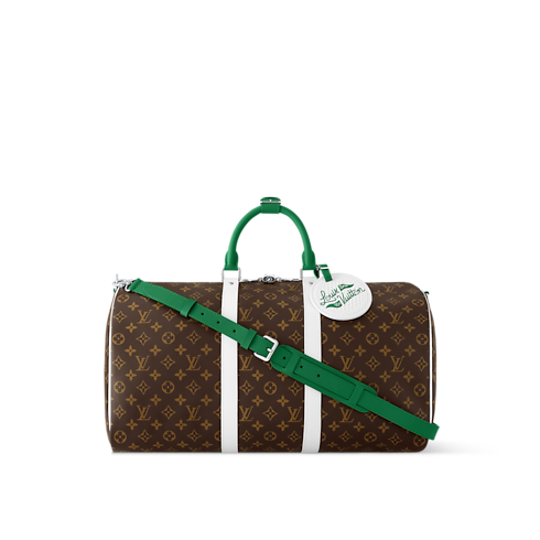 Keepall Bandoulière 50 Monogram Macassar 帆布 in 時尚包包及小型皮件's 男士時尚包包 LV Icons collections by Louis Vuitton (產品縮放)