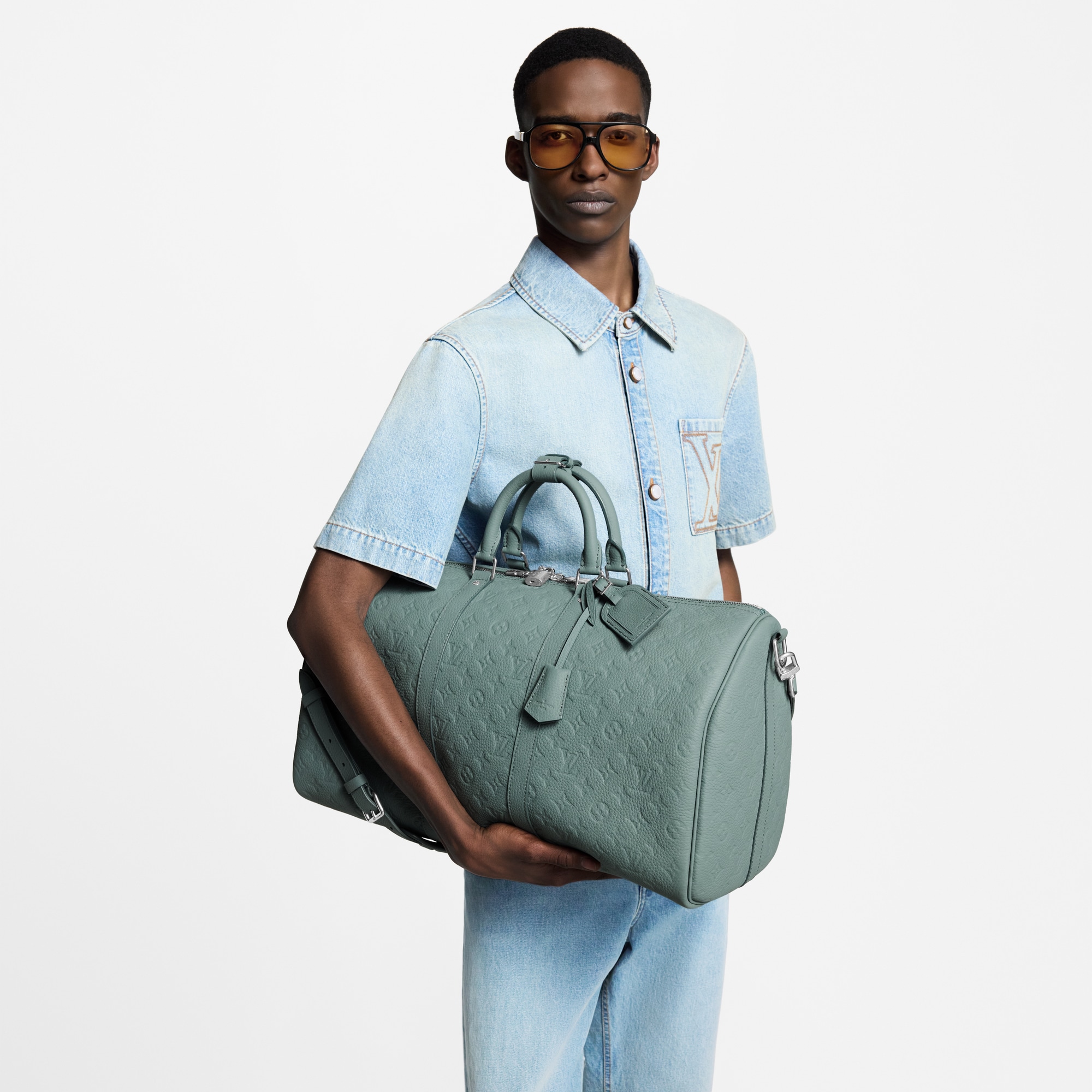 Keepall Bandoulière 50 Taurillon Monogram in 時尚包包及小型皮件