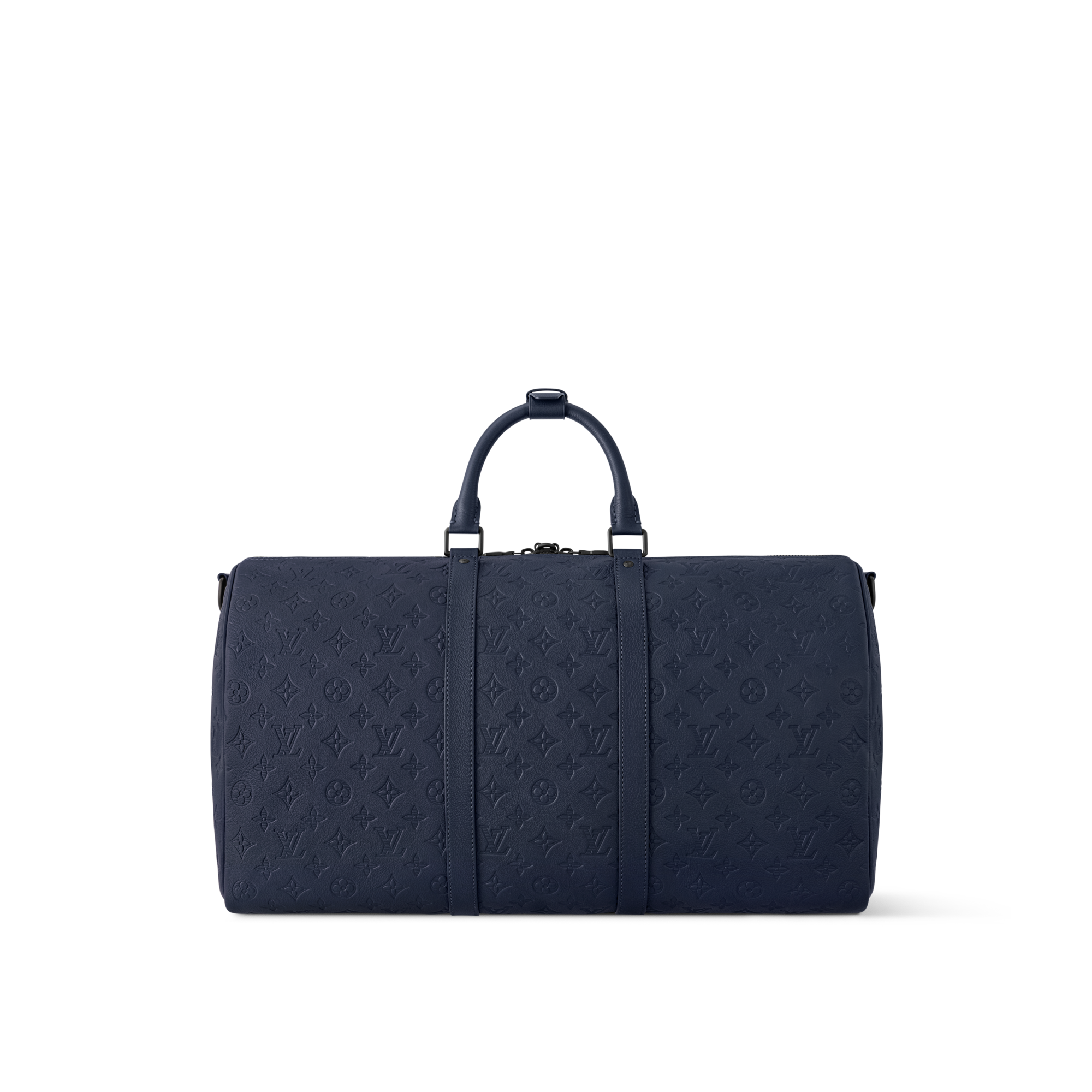 Keepall Bandoulière 50 Monogram Shadow in 時尚包包及小型皮件
