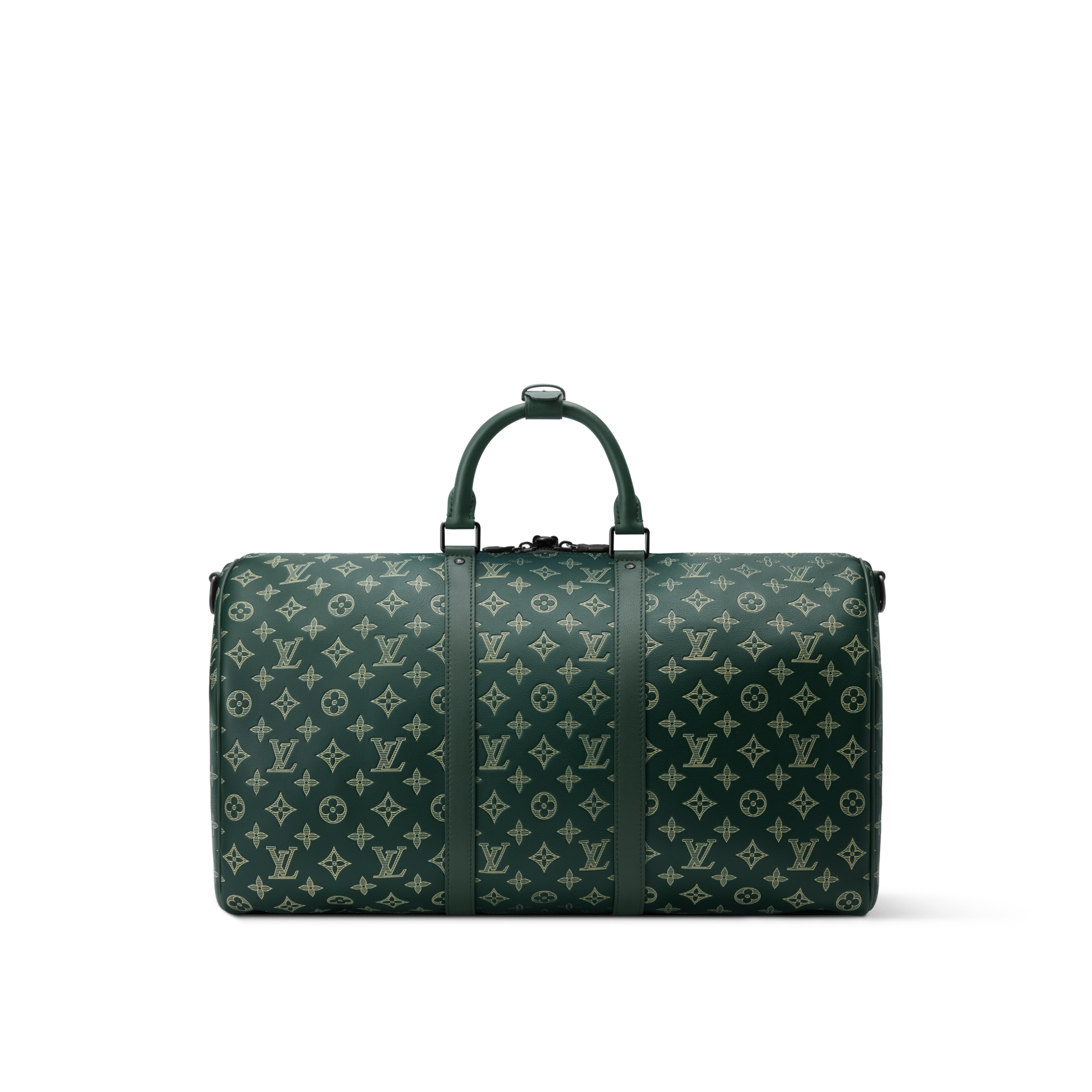 Keepall Bandoulière 50 Monogram Shadow in 時尚包包及小型皮件