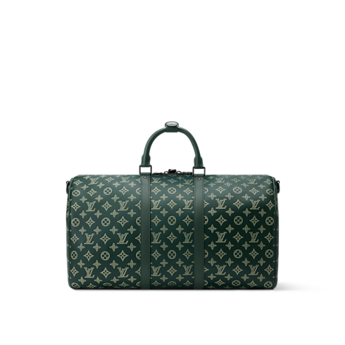Keepall Bandoulière 50 Monogram Shadow in 時尚包包及小型皮件's 男士時尚包包 LV Icons collections by Louis Vuitton (產品縮放)