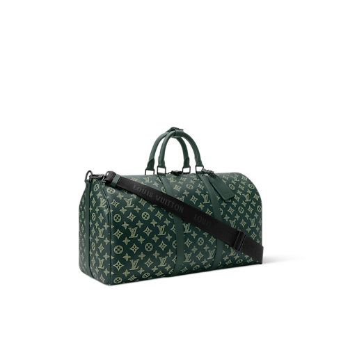 Keepall Bandoulière 50 Monogram Shadow in 時尚包包及小型皮件's 男士時尚包包 LV Icons collections by Louis Vuitton (產品縮放)