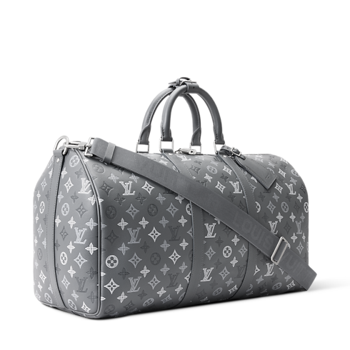 Keepall Bandouliere 50 Monogram Shadow 皮革 in 行李箱及旅行用品's 旅行袋 總覽 collections by Louis Vuitton (產品縮放)