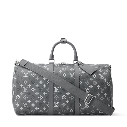 Keepall Bandouliere 50 Monogram Shadow 皮革 in 行李箱及旅行用品's 旅行袋 總覽 collections by Louis Vuitton (產品縮放)