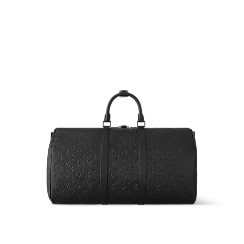 Keepall Bandoulière 50 Monogram Shadow 皮革 in 男士's Discontinued Product Obs 11 collections by Louis Vuitton (產品縮放)