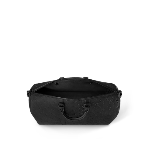 Keepall Bandoulière 50 Monogram Shadow 皮革 in 男士's Discontinued Product Obs 11 collections by Louis Vuitton (產品縮放)