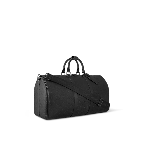 Keepall Bandoulière 50 Monogram Shadow 皮革 in 男士's Discontinued Product Obs 11 collections by Louis Vuitton (產品縮放)