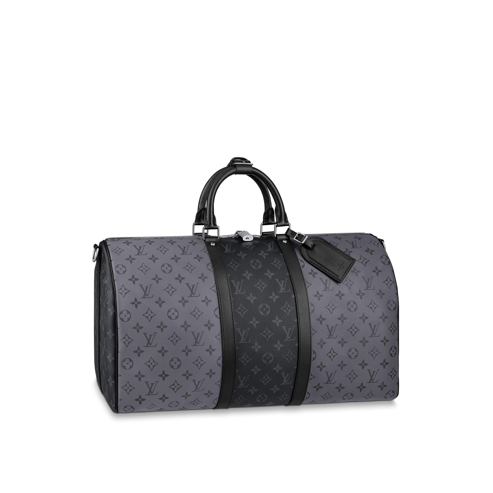 Keepall Bandoulière 50 Monogram Eclipse 帆布 in 男士