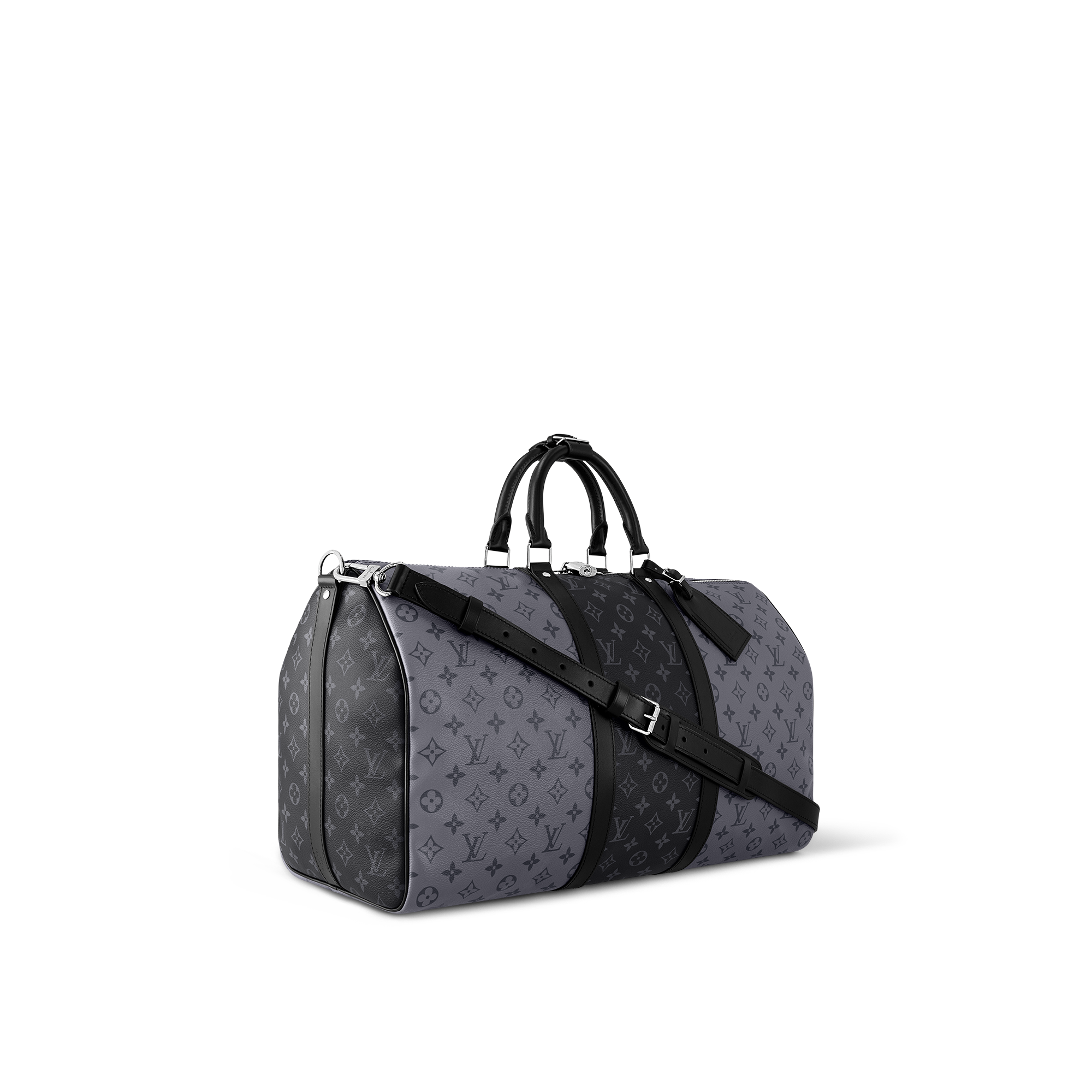 Keepall Bandoulière 50 Monogram Eclipse 帆布 in 男士