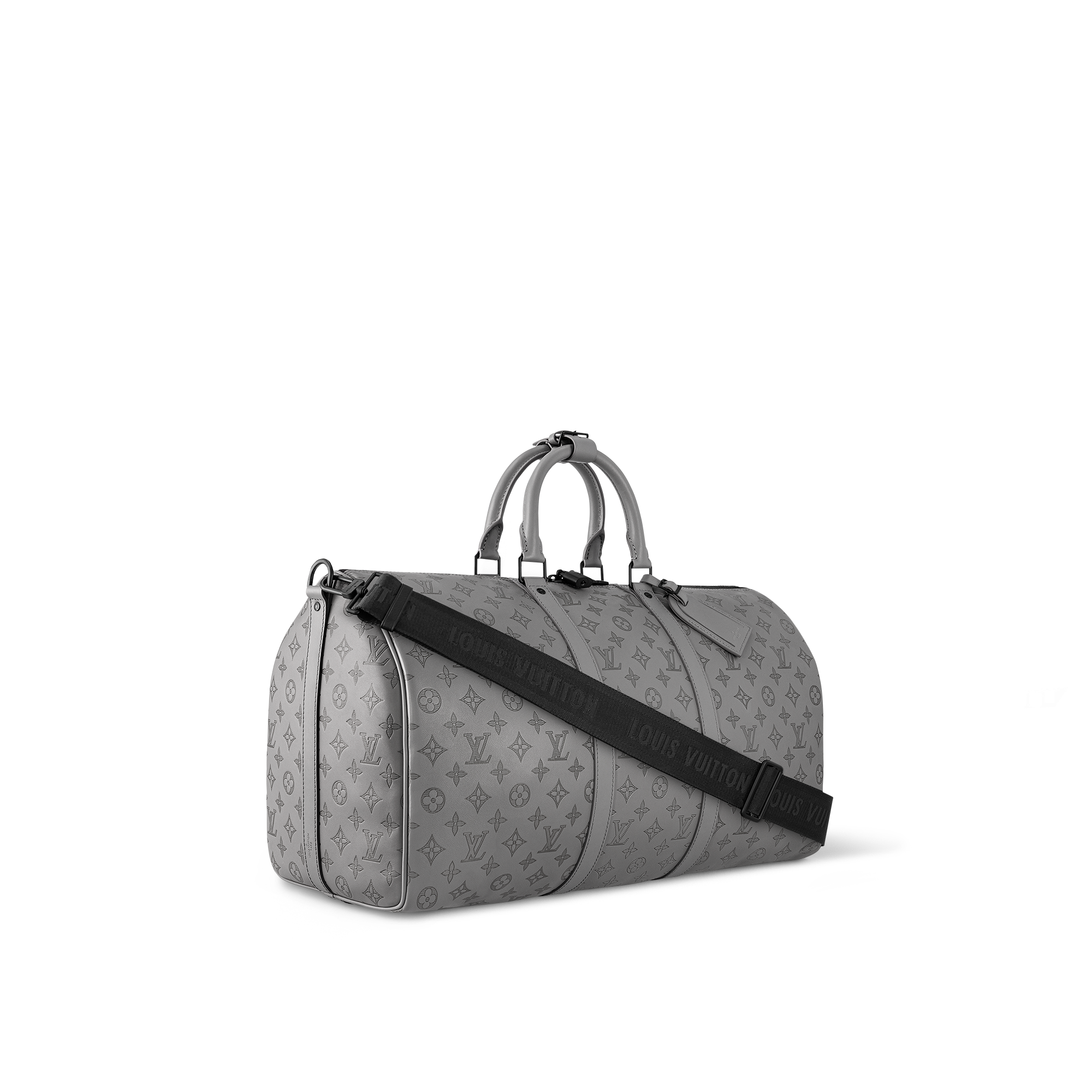 Keepall Bandoulière 50 Monogram Shadow 皮革 in 男士