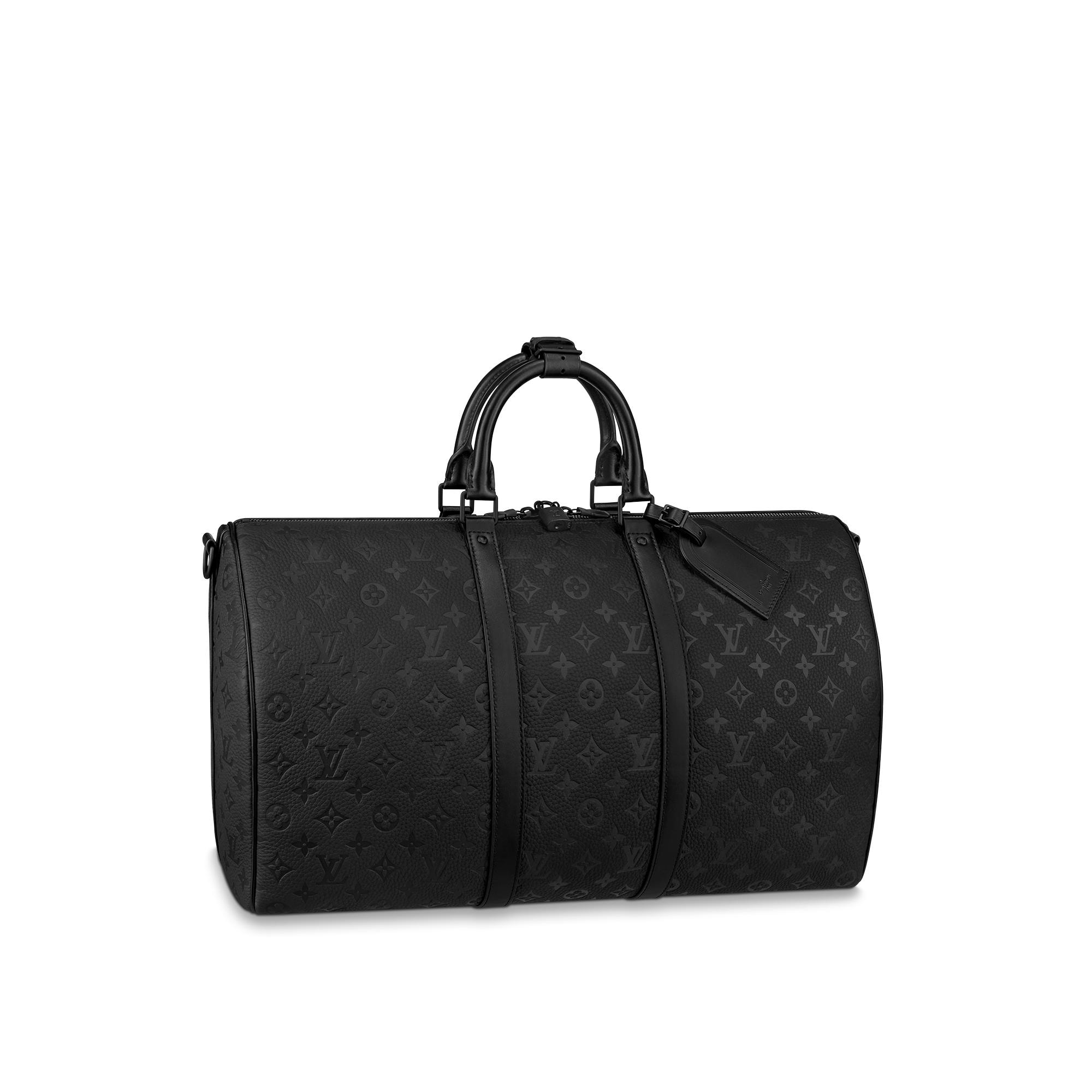 Keepall Bandoulière 50 Monogram Taurillon 皮革 in 行李箱、旅行用品及家居精品