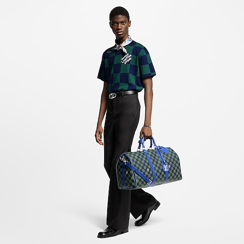 Keepall Bandoulière 50 Damier Other in 時尚包包及小型皮件's 男士時尚包包 LV Icons collections by Louis Vuitton (產品縮放)