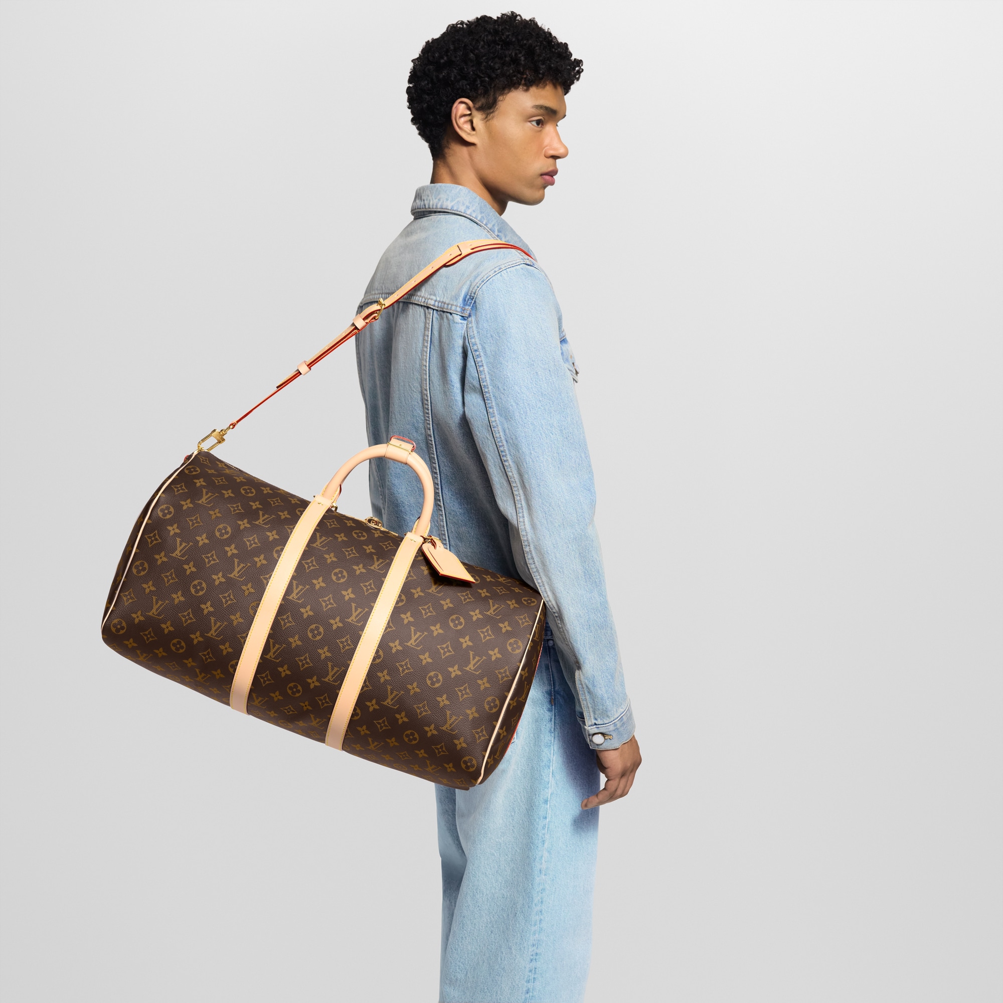 Keepall Bandoulière 55 Monogram 帆布 in 男士