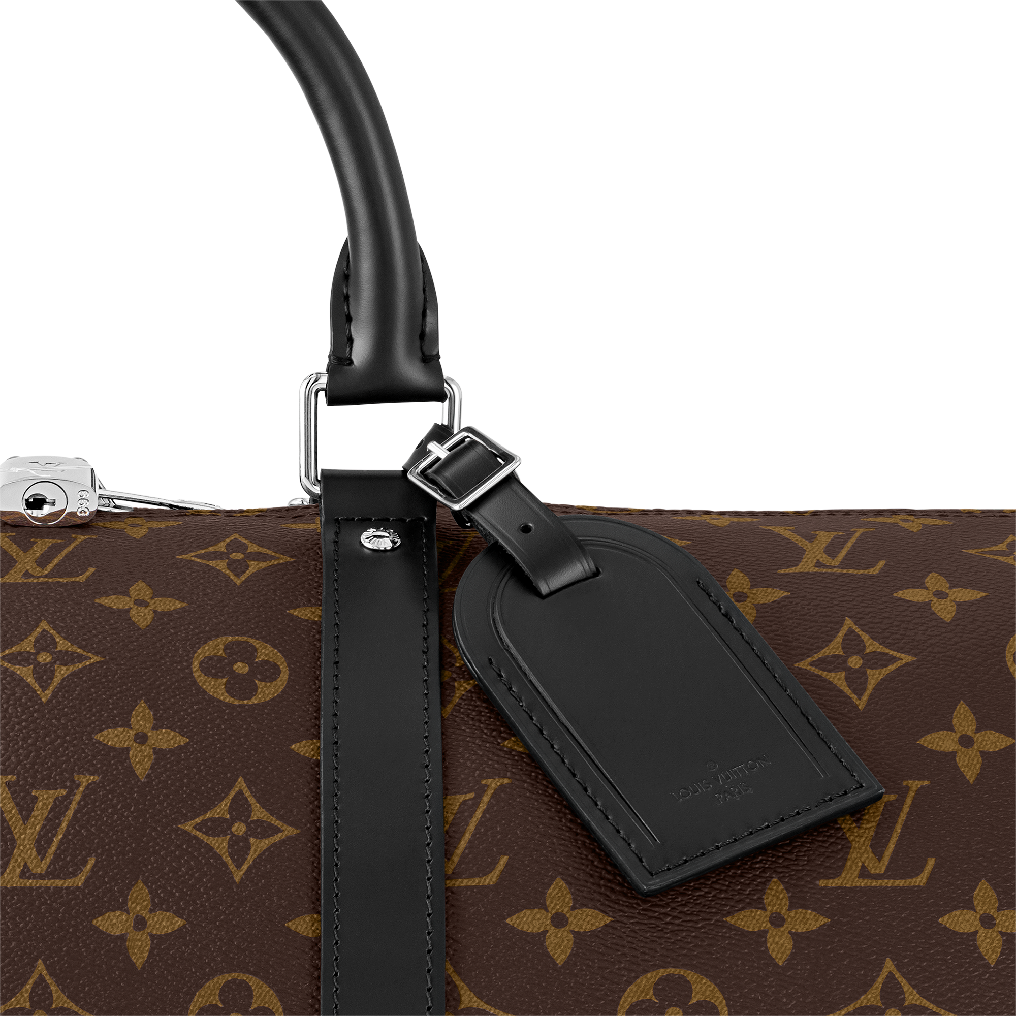 Keepall Bandoulière 55 Monogram Macassar 帆布 in 時尚包包及小型皮件