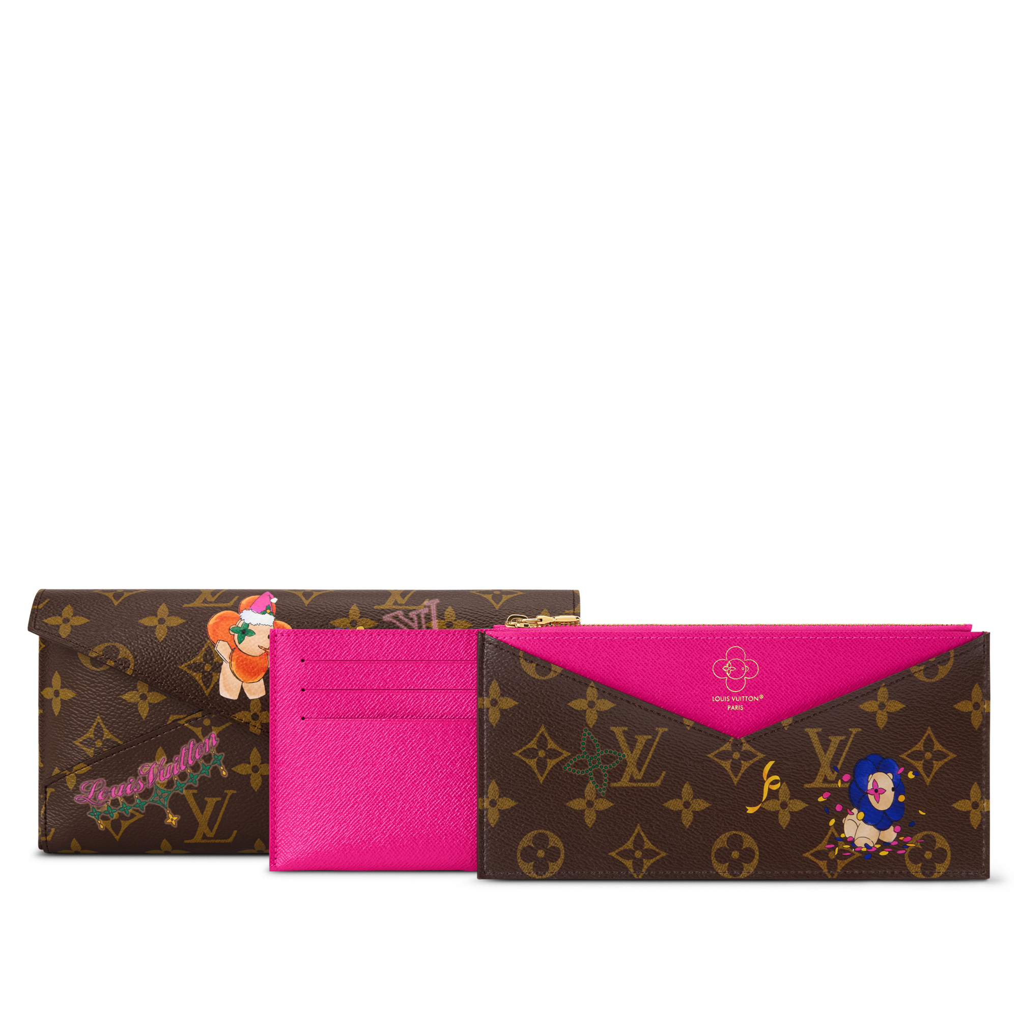 Kirigami 袋裝萬用錢包 Monogram 帆布 in 女士