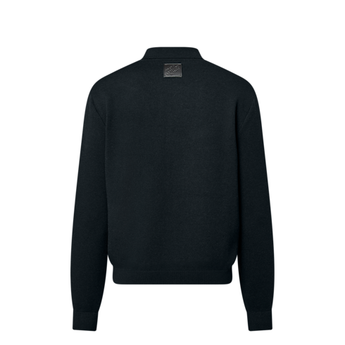 皮革細節針織外套 in 男士's 時裝系列 大衣與夾克 collections by Louis Vuitton (產品縮放)