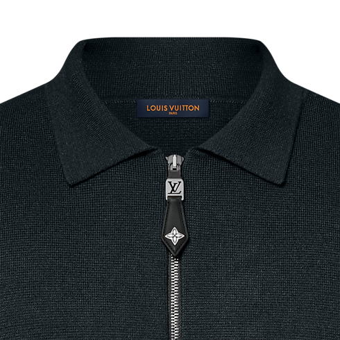 皮革細節針織外套 in 男士's 時裝系列 大衣與夾克 collections by Louis Vuitton (產品縮放)