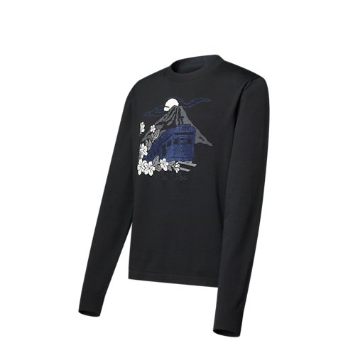 針織長袖圓領上衣 in 男士's 時裝系列 時裝總覽 collections by Louis Vuitton (產品縮放)