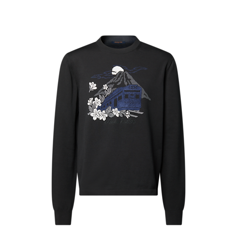 針織長袖圓領上衣 in 男士's 時裝系列 時裝總覽 collections by Louis Vuitton (產品縮放)