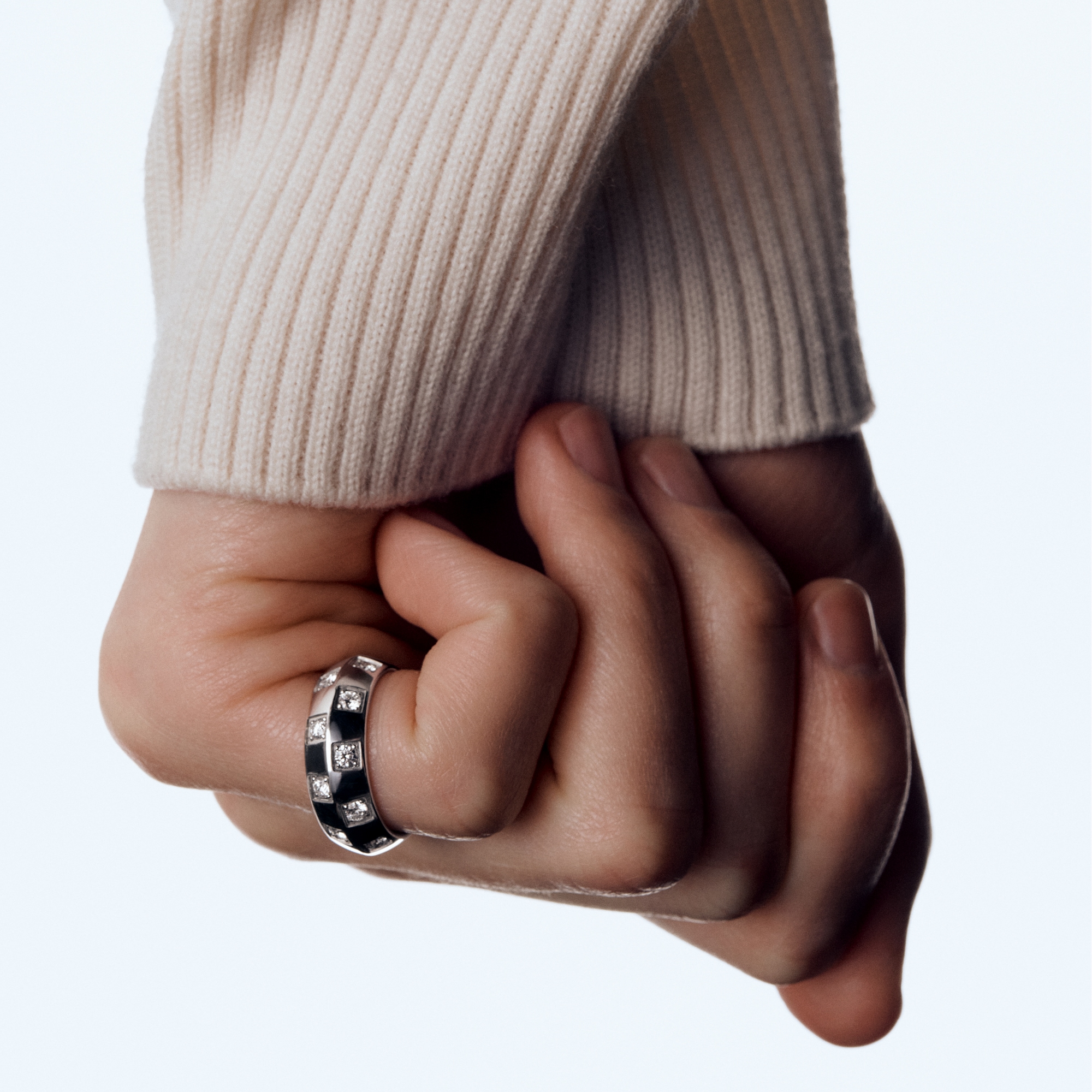Le Damier de Louis Vuitton 戒指 - 配白K金及鑽石  in 珠寶系列
