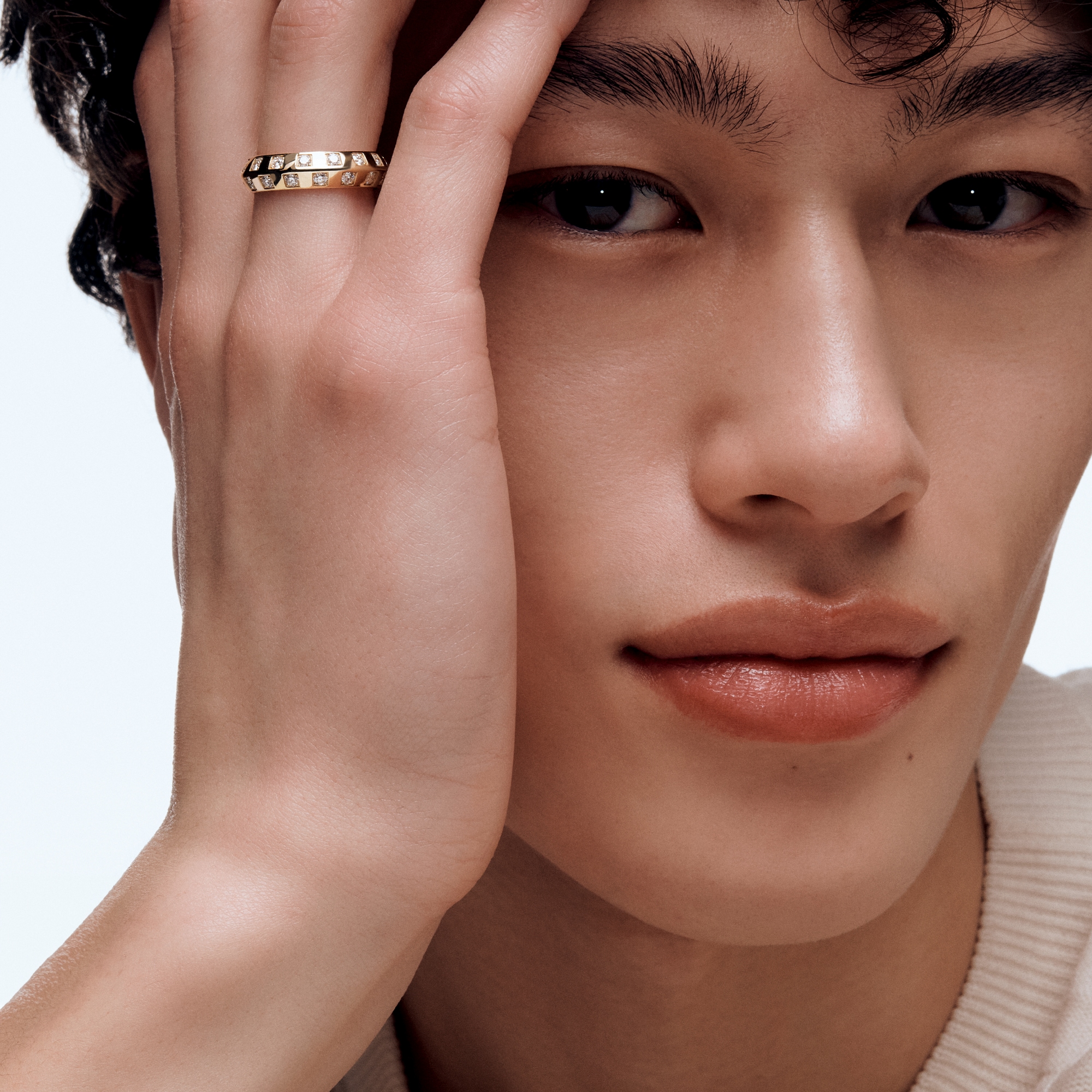 Le Damier de Louis Vuitton Medium Ring 戒指 - 配黃K金及鑽石  in 珠寶系列