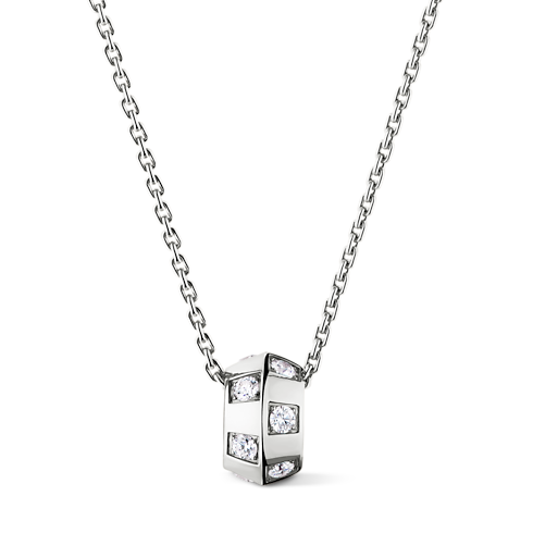 Le Damier de Louis Vuitton 吊墜 - 配白K金及鑽石 in 珠寶系列's 按類別瀏覽 項鍊吊墜 collections by Louis Vuitton (產品縮放)