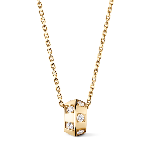 Le Damier de Louis Vuitton 吊墜 - 配白K金及鑽石 in 珠寶系列's 按類別瀏覽 項鍊吊墜 collections by Louis Vuitton