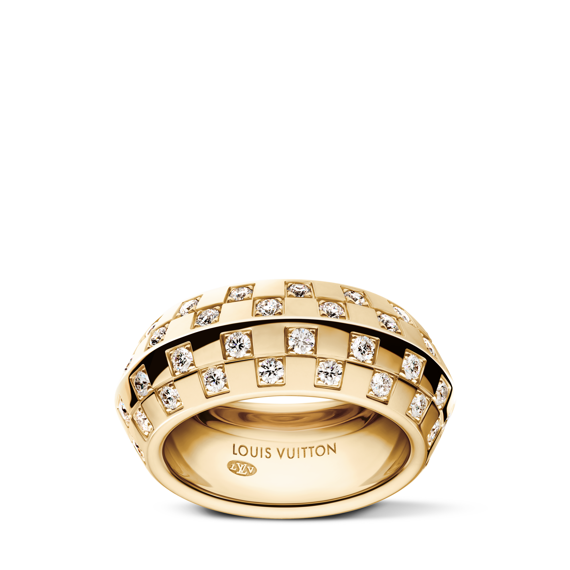 Le Damier de Louis Vuitton 戒指 - 配黃K金及鑽石  in 珠寶系列