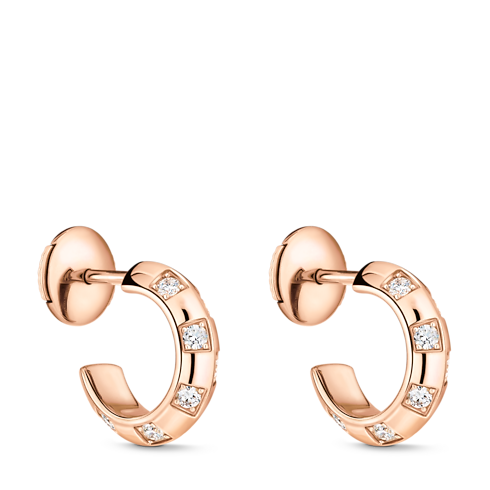 Le Damier de Louis Vuitton 小號環狀耳環 - 配白K金及鑽石 in 珠寶系列's 按類別瀏覽 耳環 collections by Louis Vuitton