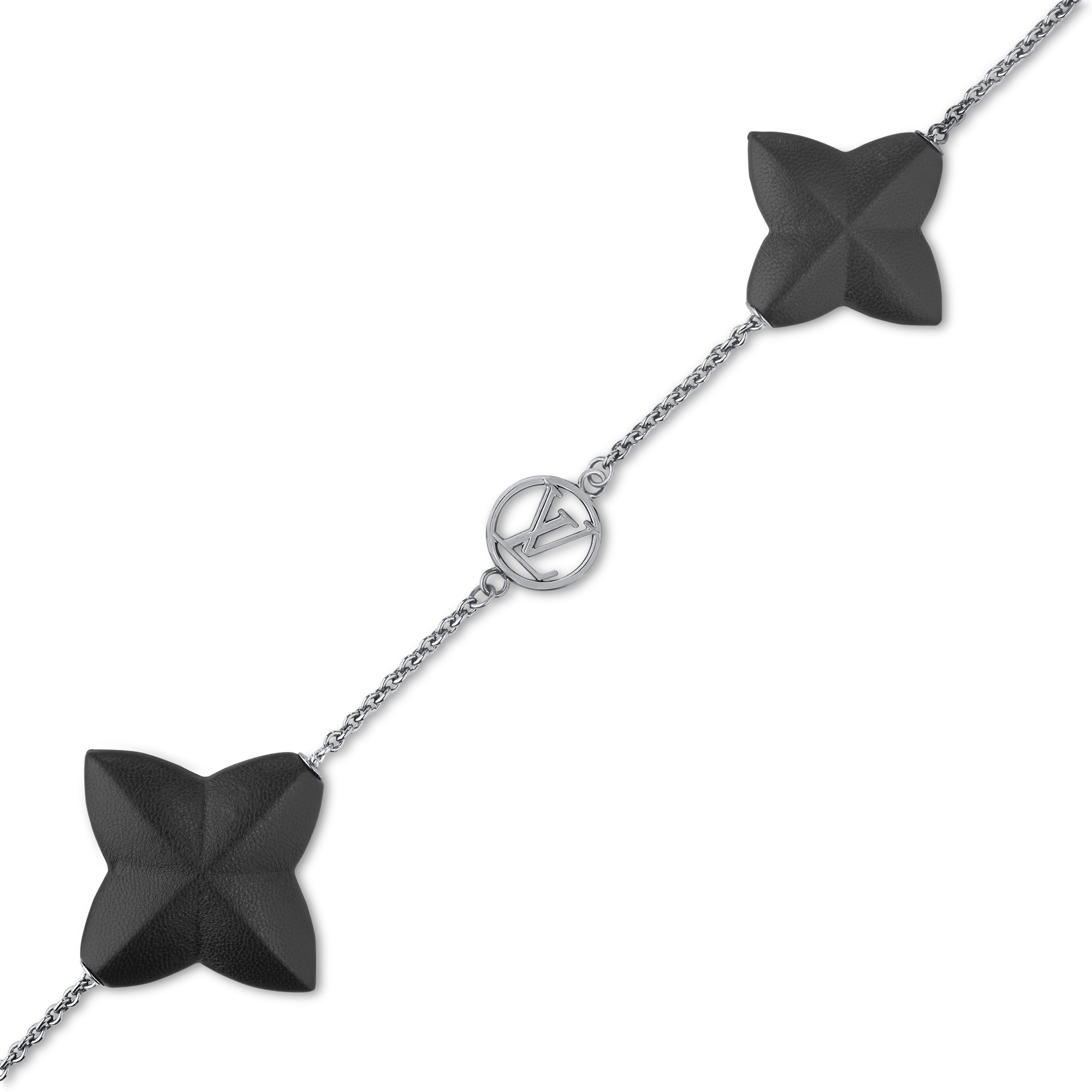 Leather Flower 長項鏈 . in 女士