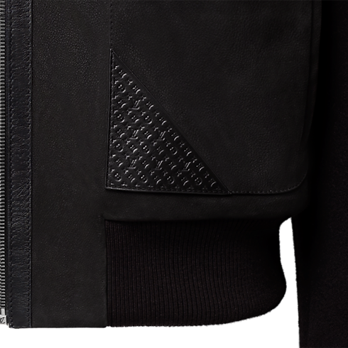 皮革混合面料外套 in 男士's 時裝系列 時裝總覽 collections by Louis Vuitton (產品縮放)