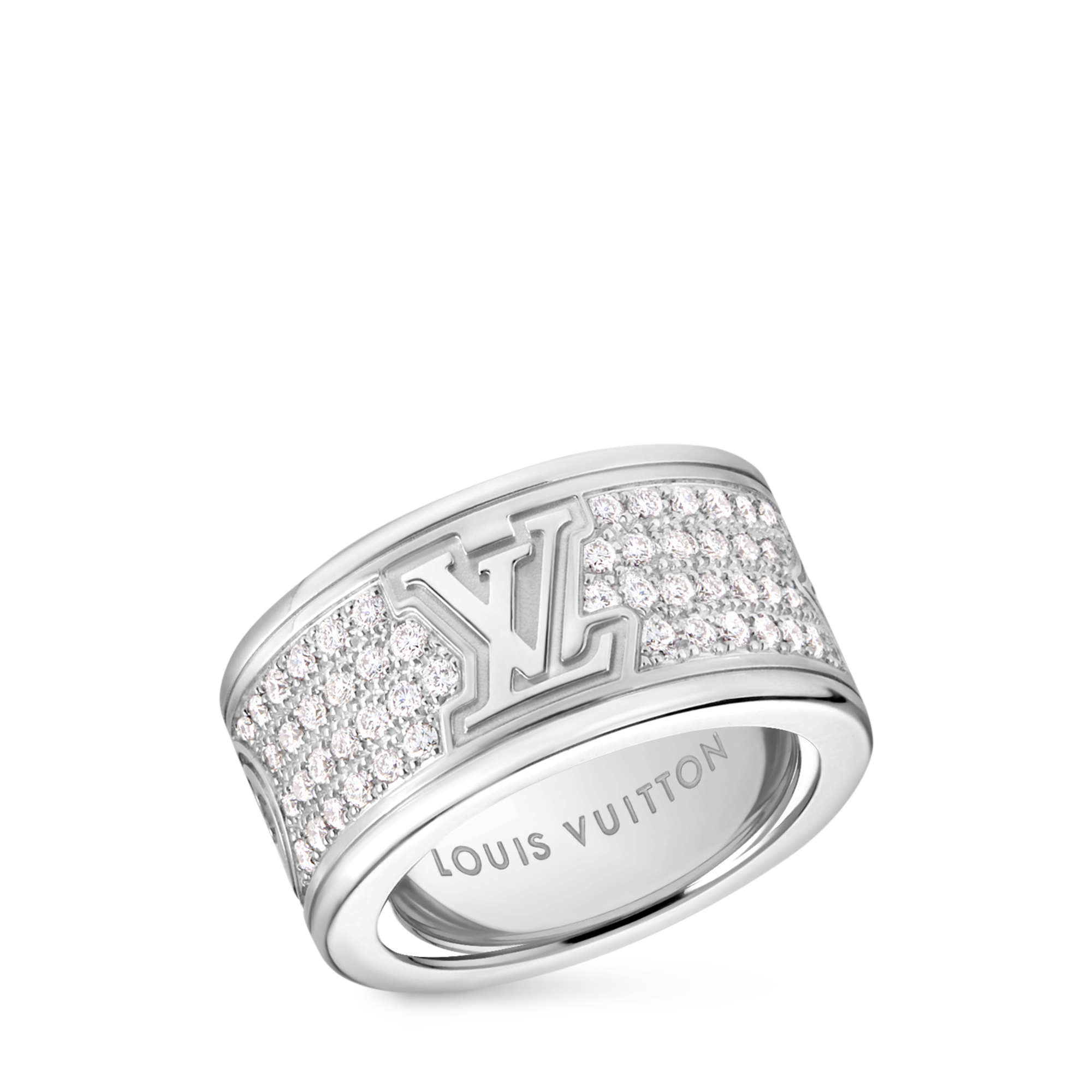 Les Gastons Vuitton Large Ring 戒指 - 配白K金及鑽石  in 珠寶系列