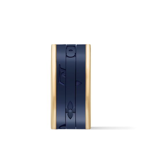 Les Gastons Vuitton Puzzle 戒指 - 配黃K金及鈦金屬 in 珠寶系列's 按類別瀏覽 戒指 collections by Louis Vuitton (產品縮放)