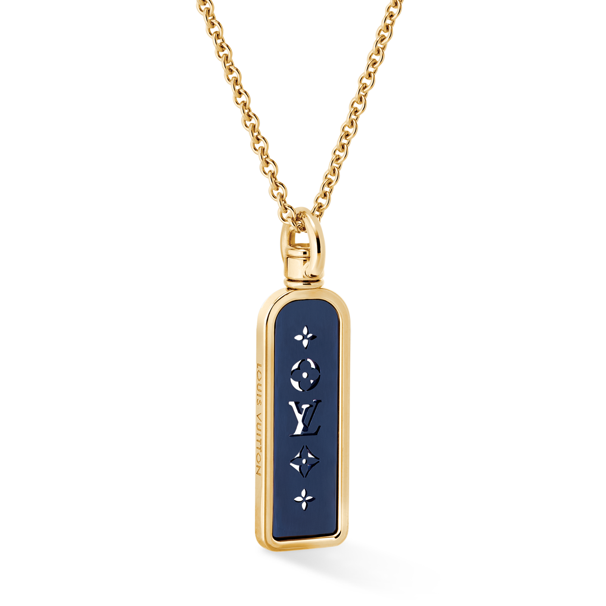 Les Gastons Vuitton Small Tag 吊墜 - 配黃K金及鈦金屬  in Les Extraordinaires