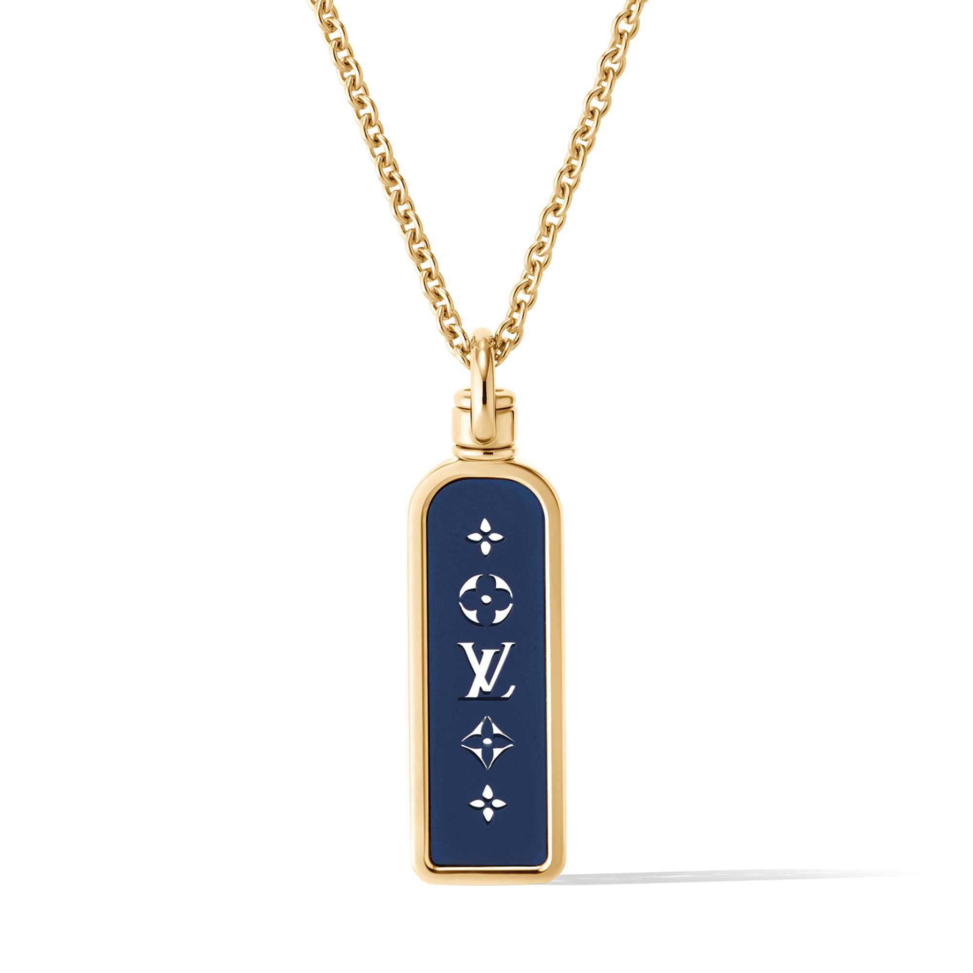 Les Gastons Vuitton Small Tag 吊墜 - 配黃K金及鈦金屬  in Les Extraordinaires