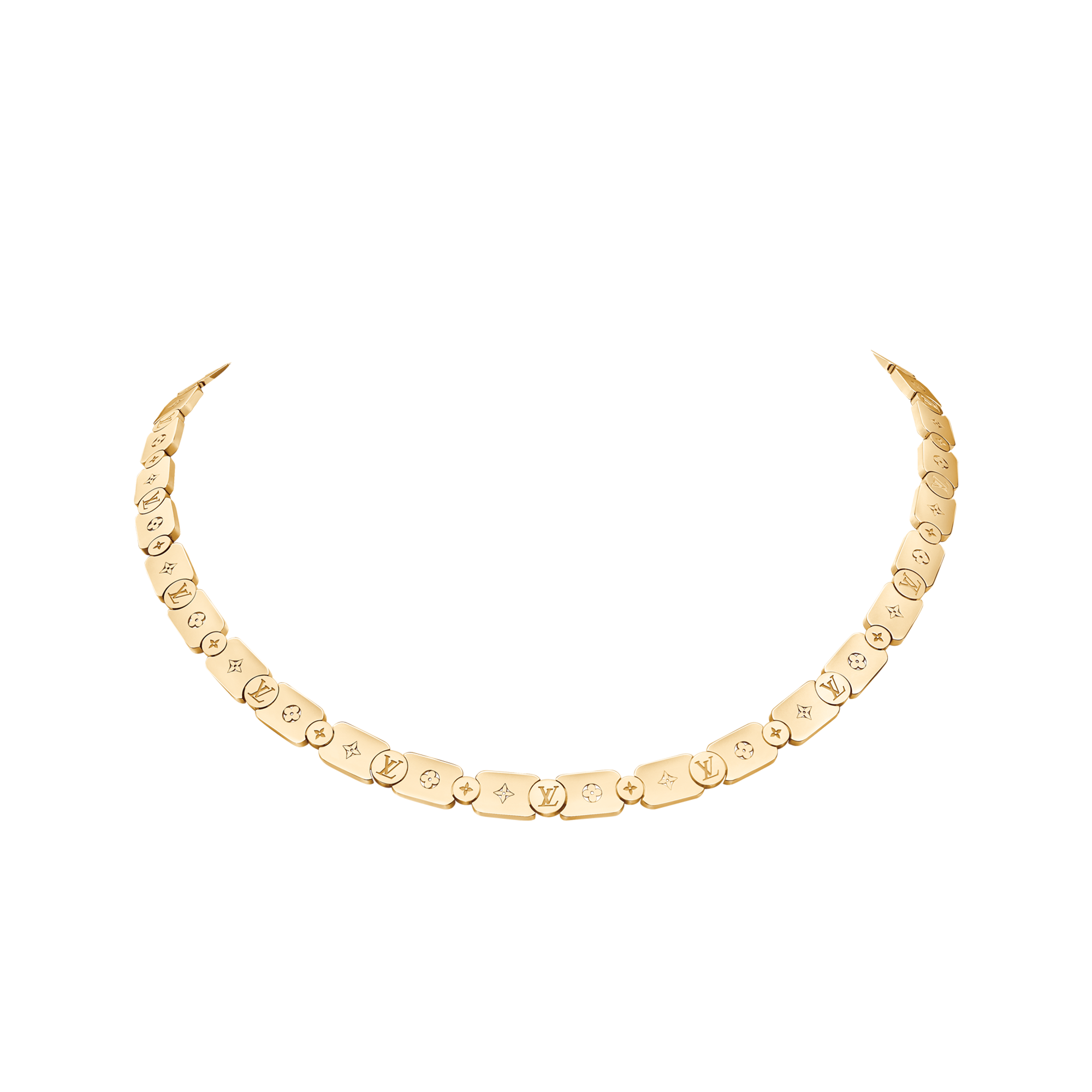 Les Gastons Vuitton Gourmette 項鍊 - 配黃K金  in Les Extraordinaires