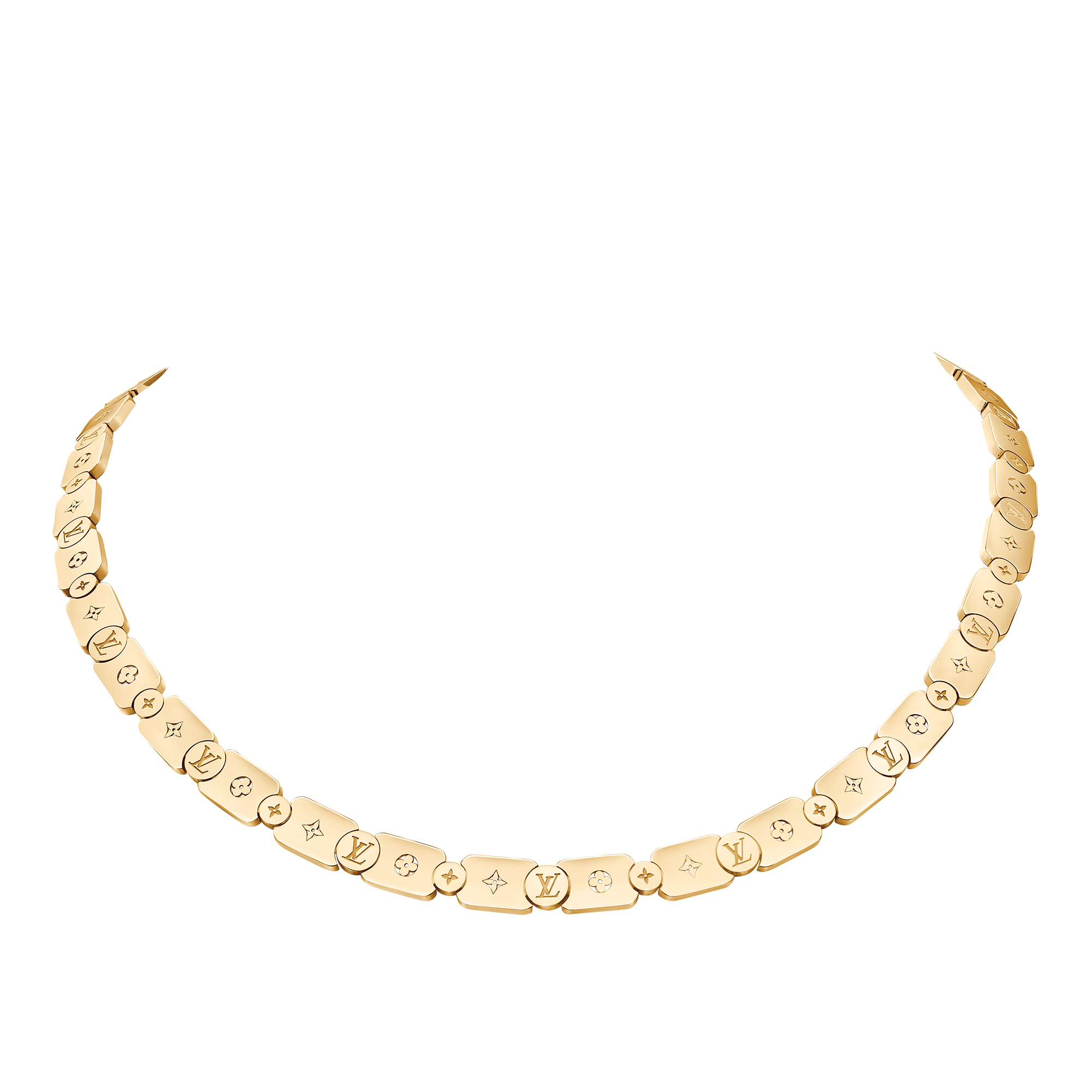 Les Gastons Vuitton Gourmette 項鍊 - 配黃K金  in Les Extraordinaires