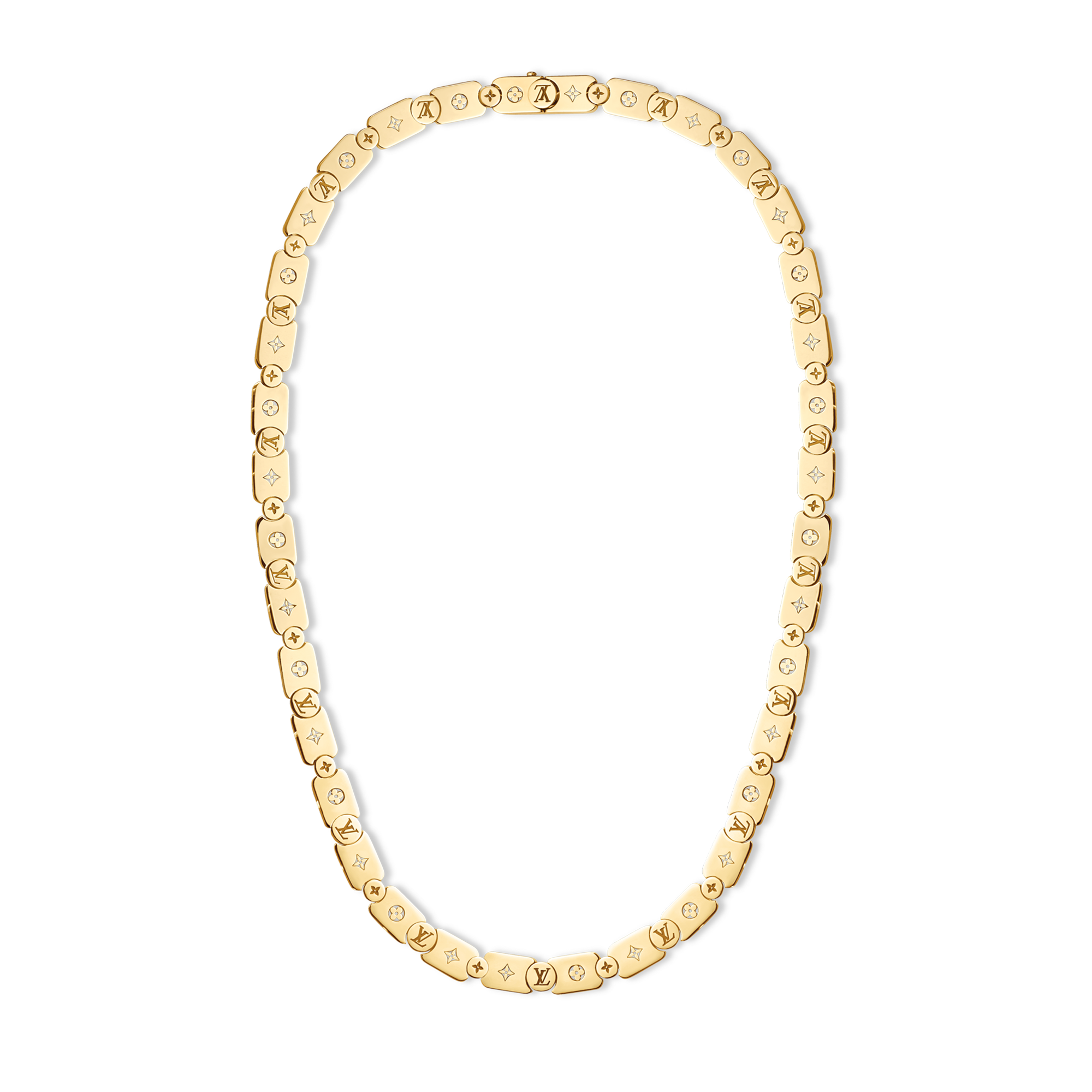 Les Gastons Vuitton Gourmette 項鍊 - 配黃K金  in Les Extraordinaires