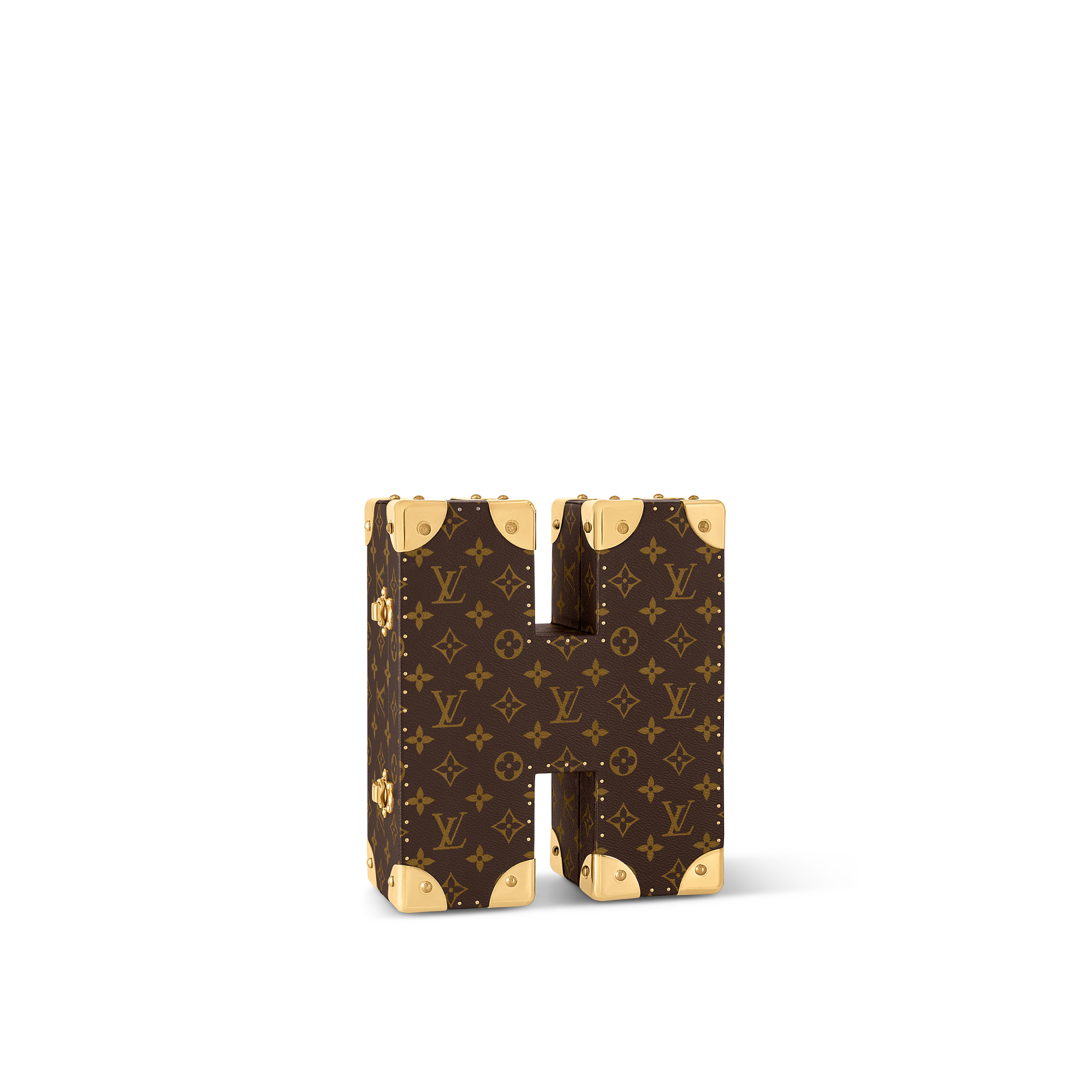 Letter Trunk H Monogram 帆布 in Les Extraordinaires