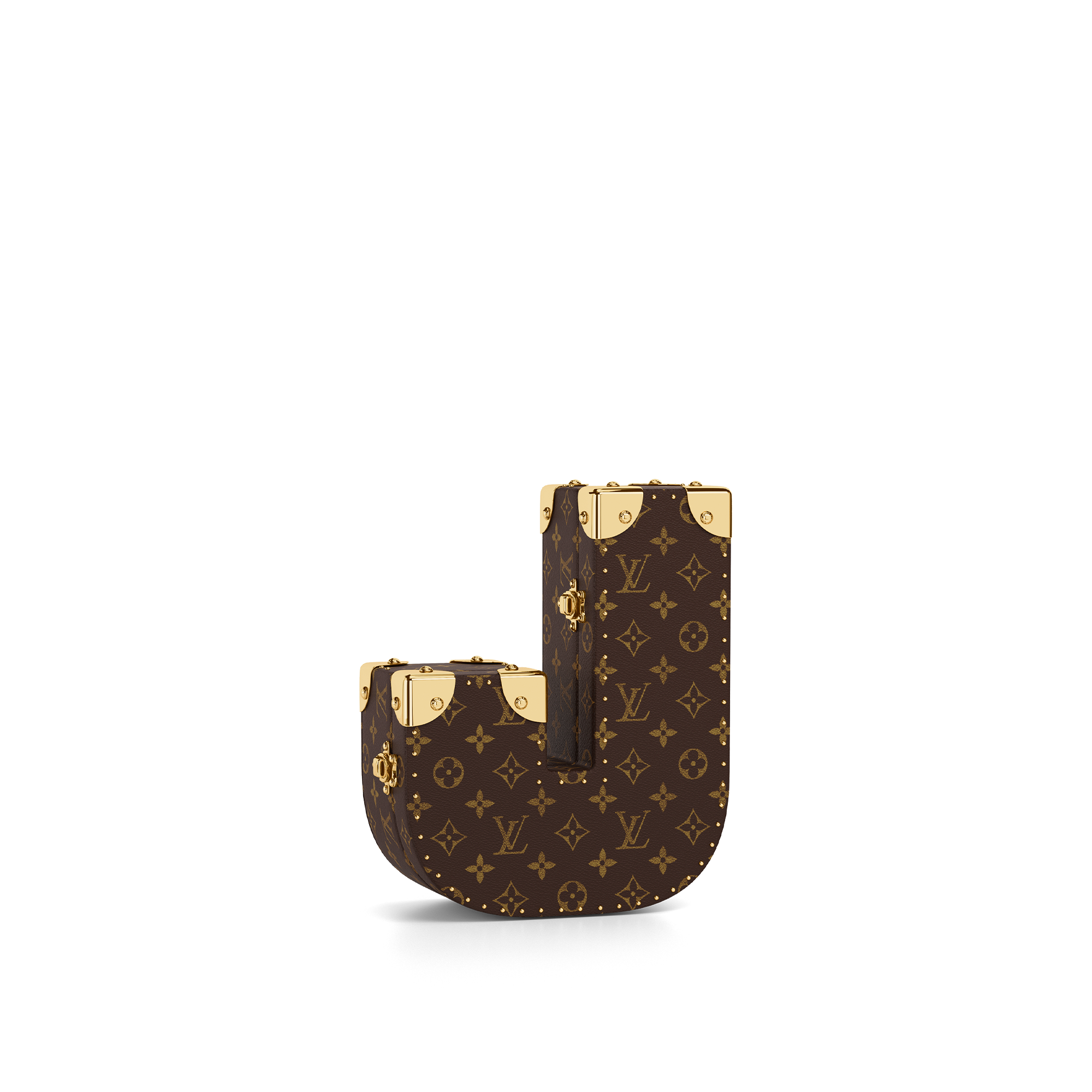 Letter Trunk J Monogram 帆布 in Les Extraordinaires