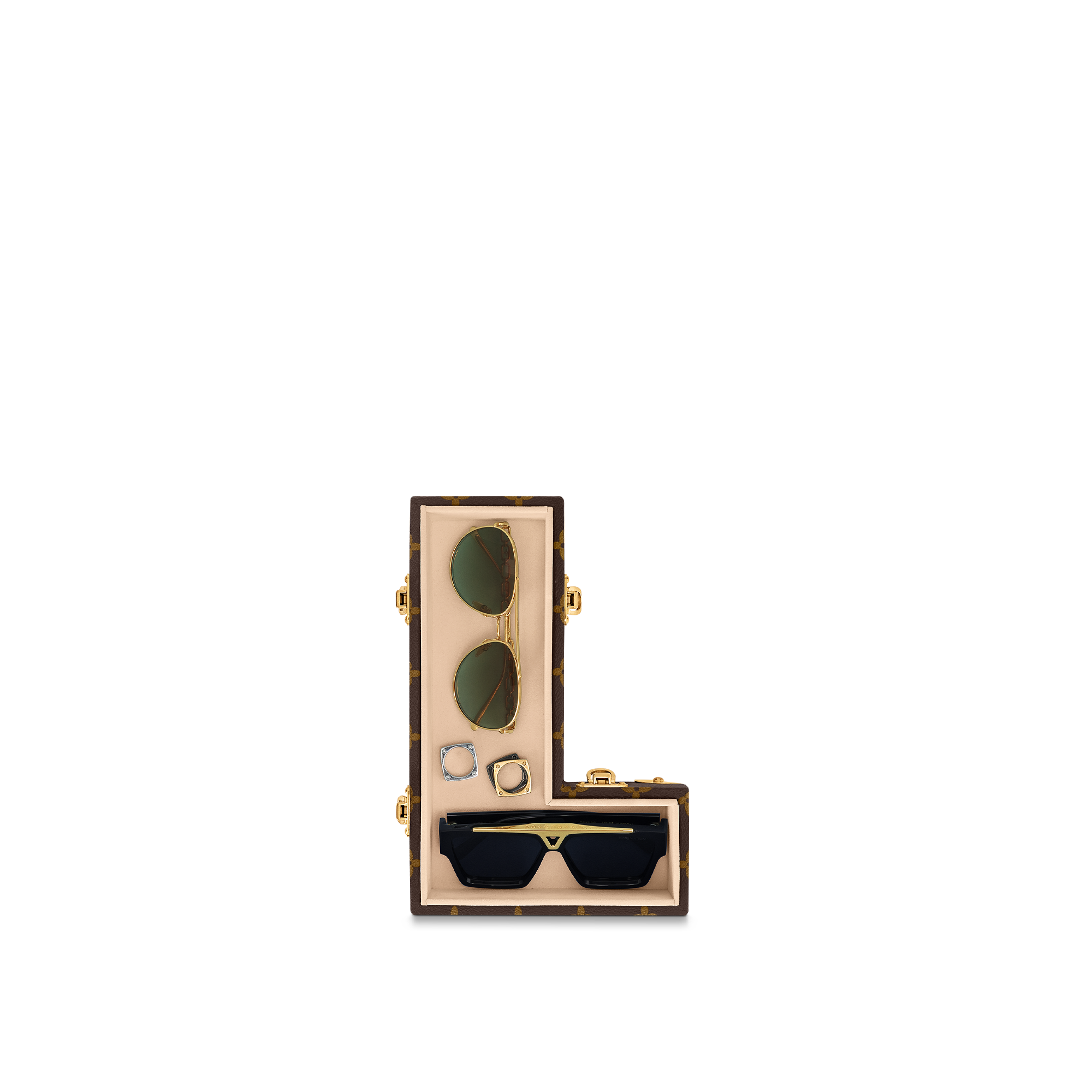 Letter Trunk L Monogram 帆布 in Les Extraordinaires