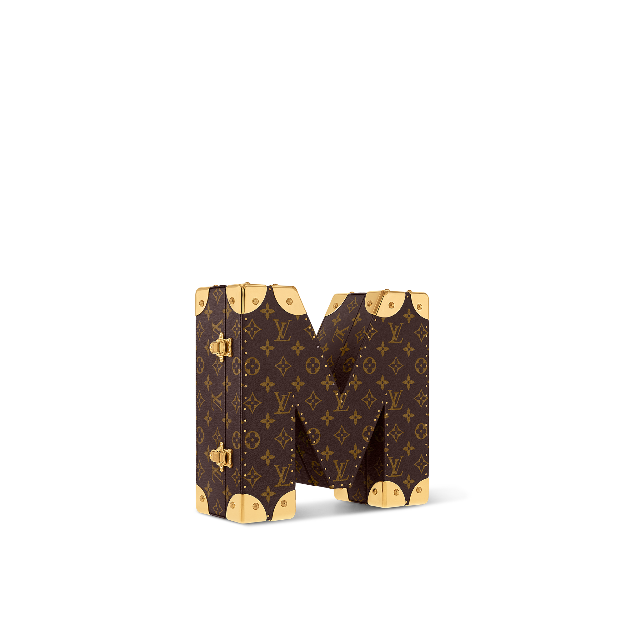 Letter Trunk M Monogram 帆布 in Les Extraordinaires