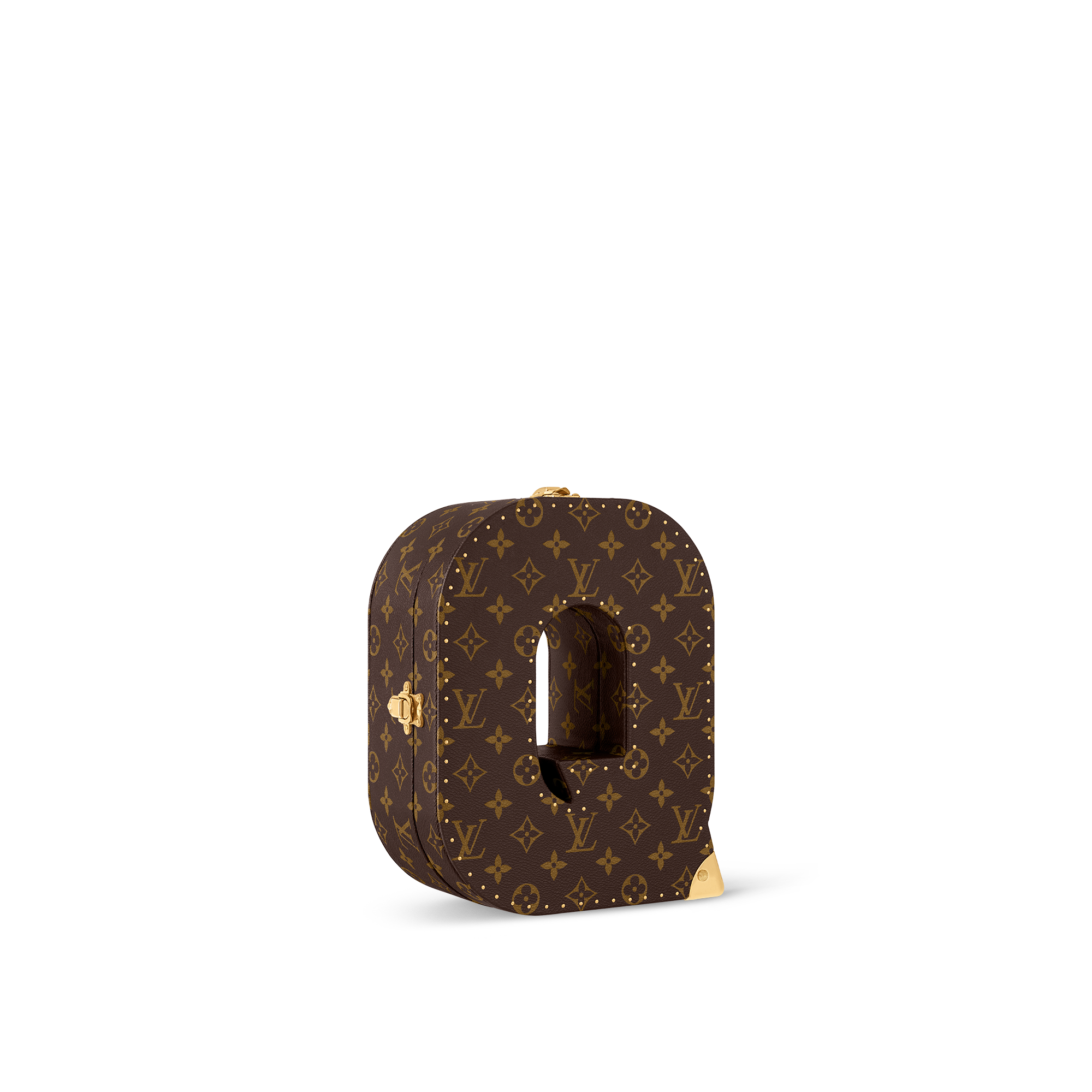 Letter Trunk Q Monogram 帆布 in Les Extraordinaires